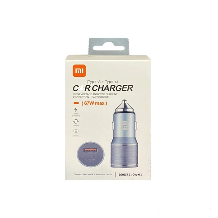 شارژ فندکی شیائومی 67W مدل 0A-01