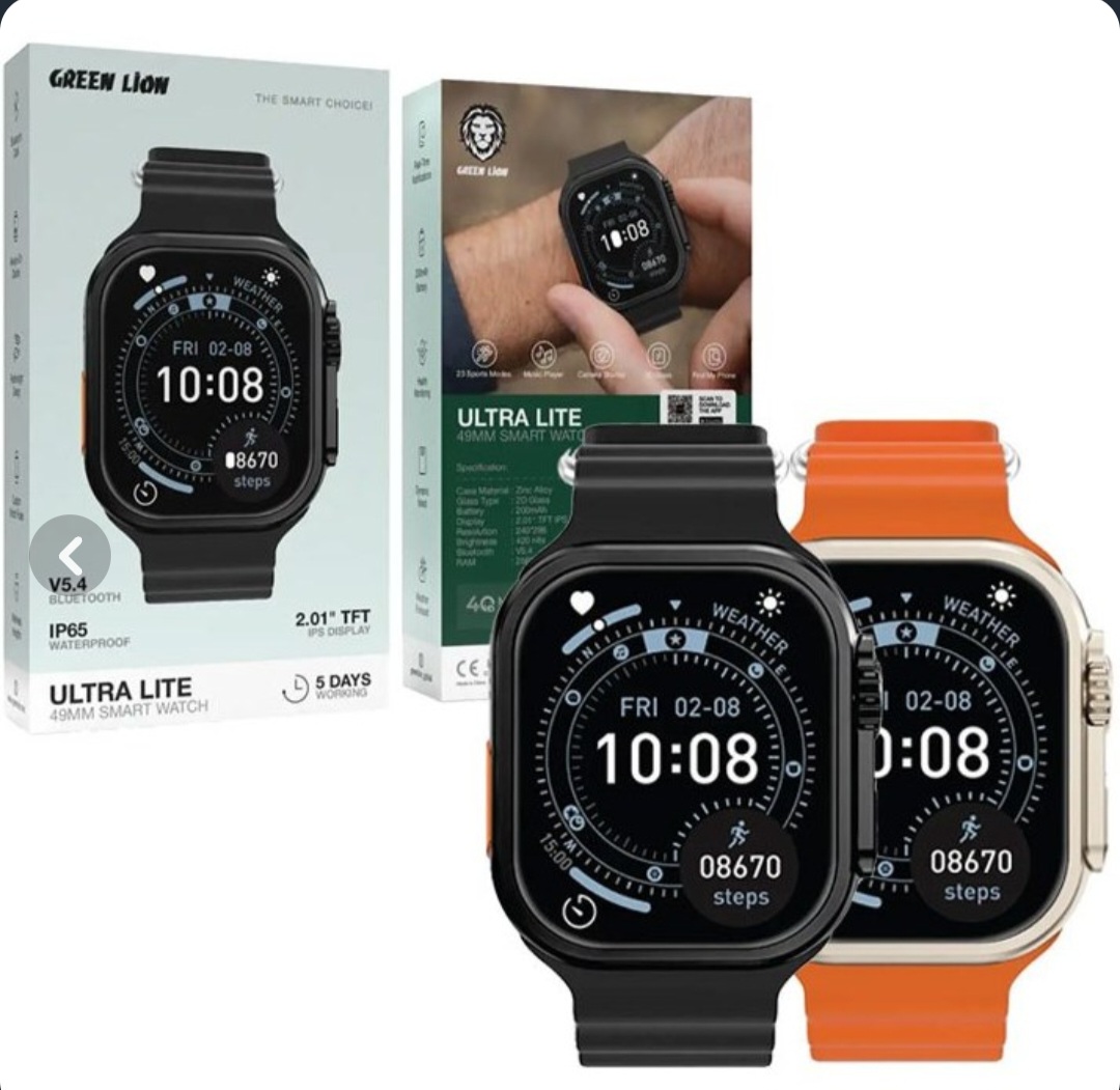 ساعت هوشمند گرین لاین مدل GREENLION ULTRA LITE 49mm
